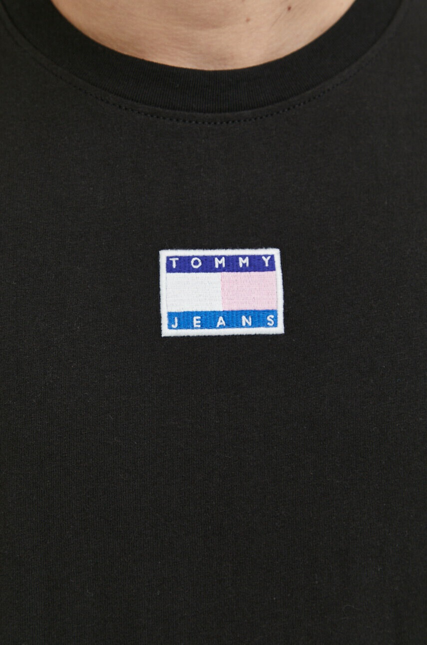 Tommy Jeans Памучна блуза с дълги ръкави - Pepit.bg