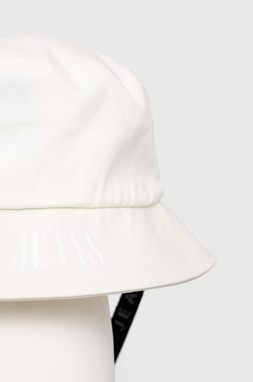 Tommy Jeans Памучна капела в бяло от памук - Pepit.bg