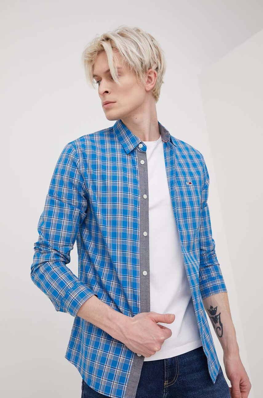 Tommy Jeans Памучна риза - Pepit.bg