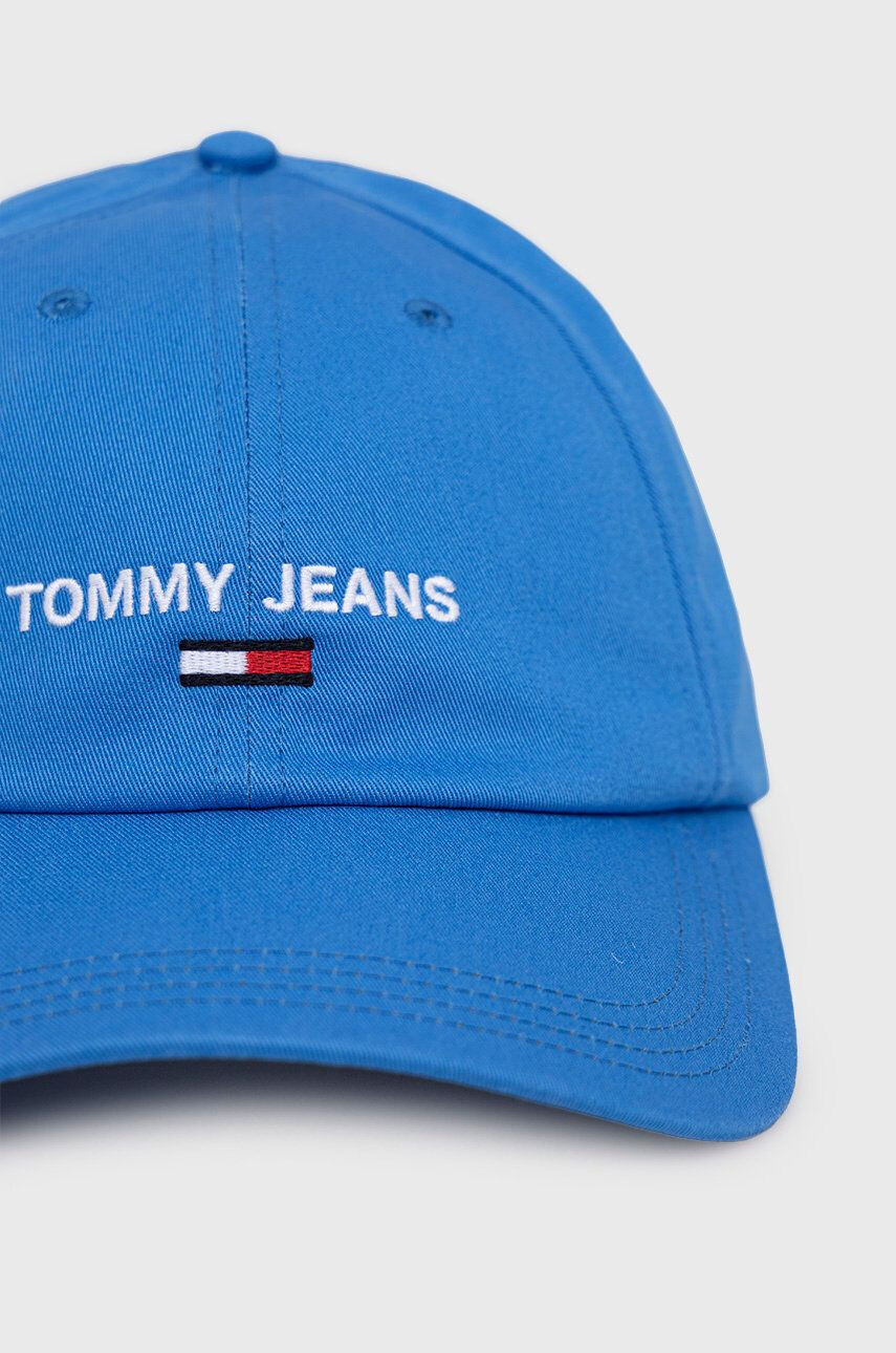 Tommy Jeans Памучна шапка с апликация - Pepit.bg