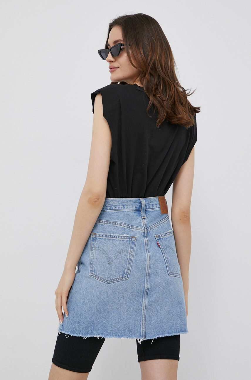 Tommy Jeans Памучна тениска в черно - Pepit.bg