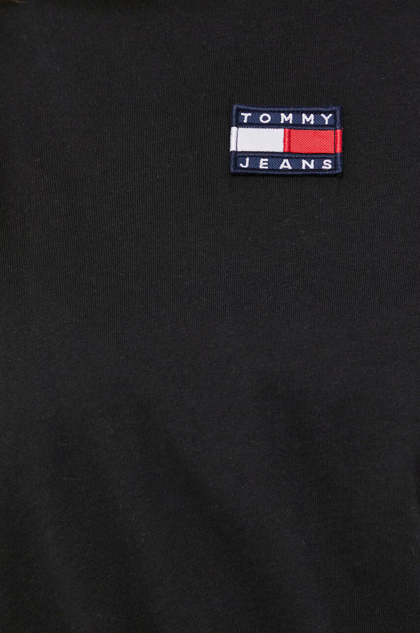 Tommy Jeans Памучна тениска в черно - Pepit.bg