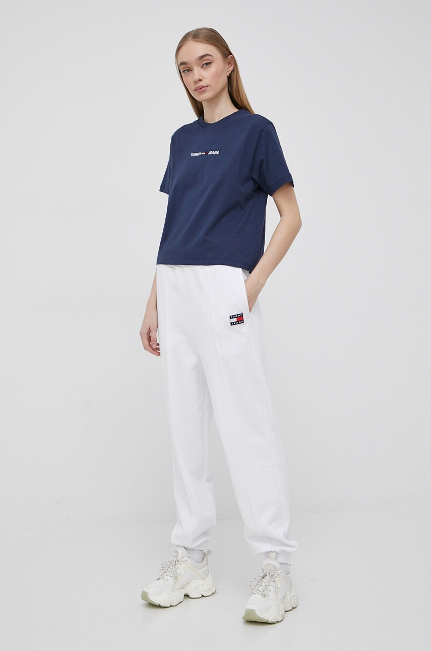 Tommy Jeans Памучна тениска - Pepit.bg