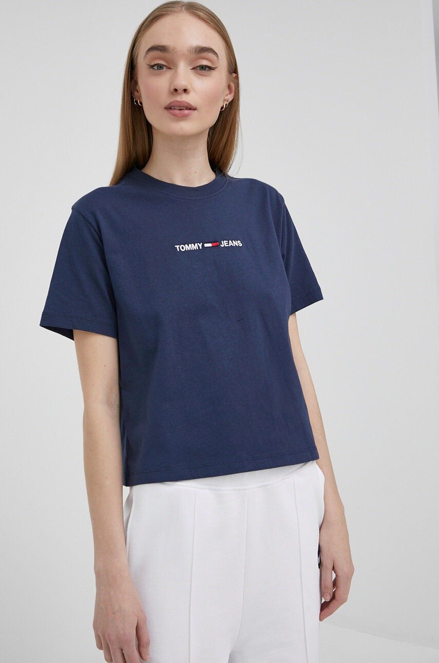 Tommy Jeans Памучна тениска - Pepit.bg