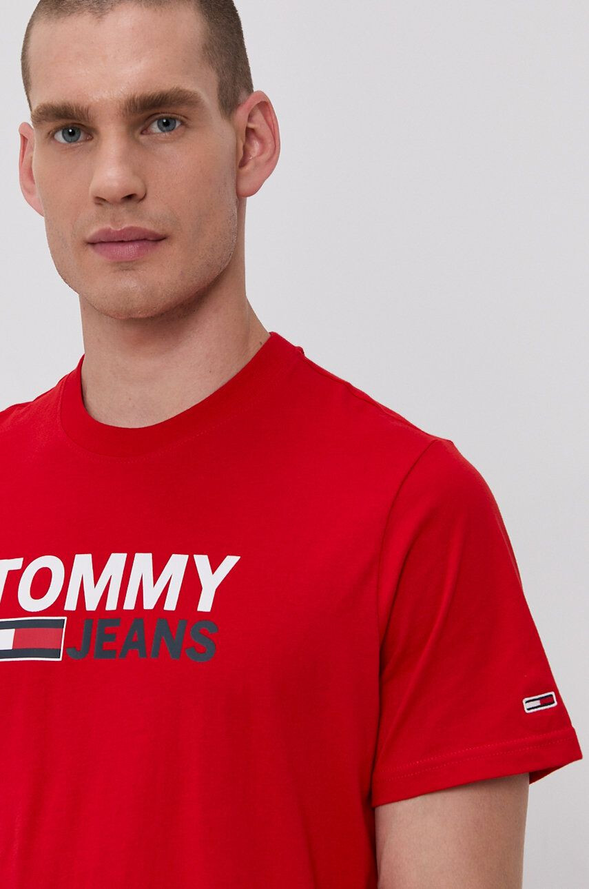 Tommy Jeans Памучна тениска - Pepit.bg