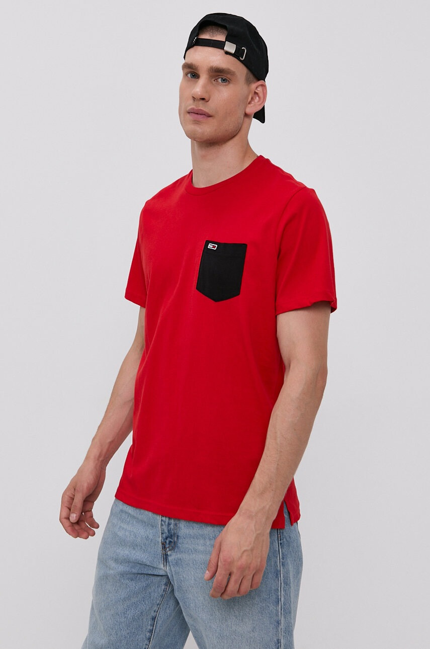 Tommy Jeans Памучна тениска - Pepit.bg