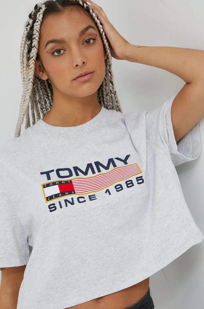 Tommy Jeans Памучна тениска - Pepit.bg