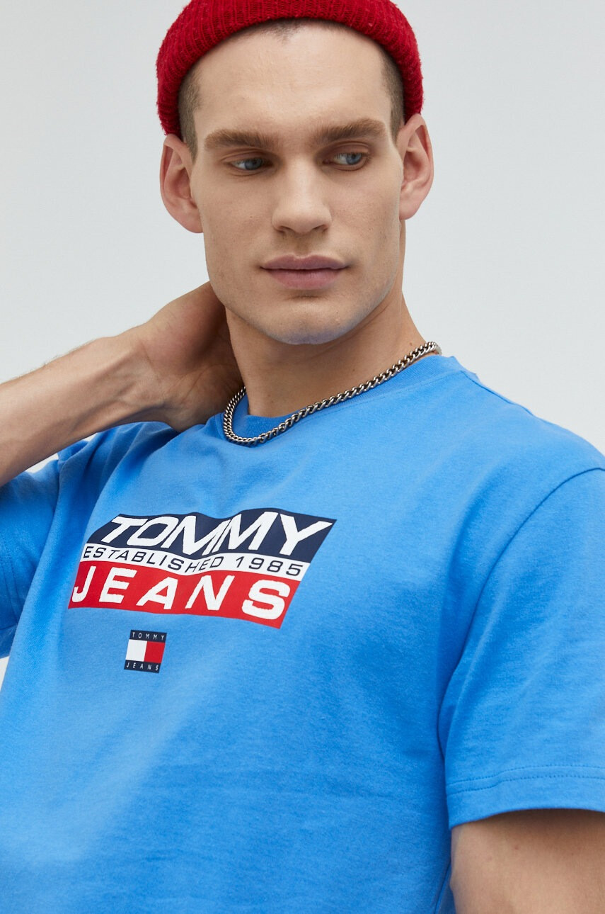 Tommy Jeans Памучна тениска - Pepit.bg
