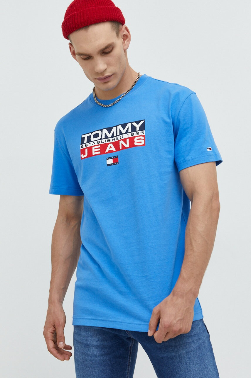 Tommy Jeans Памучна тениска - Pepit.bg