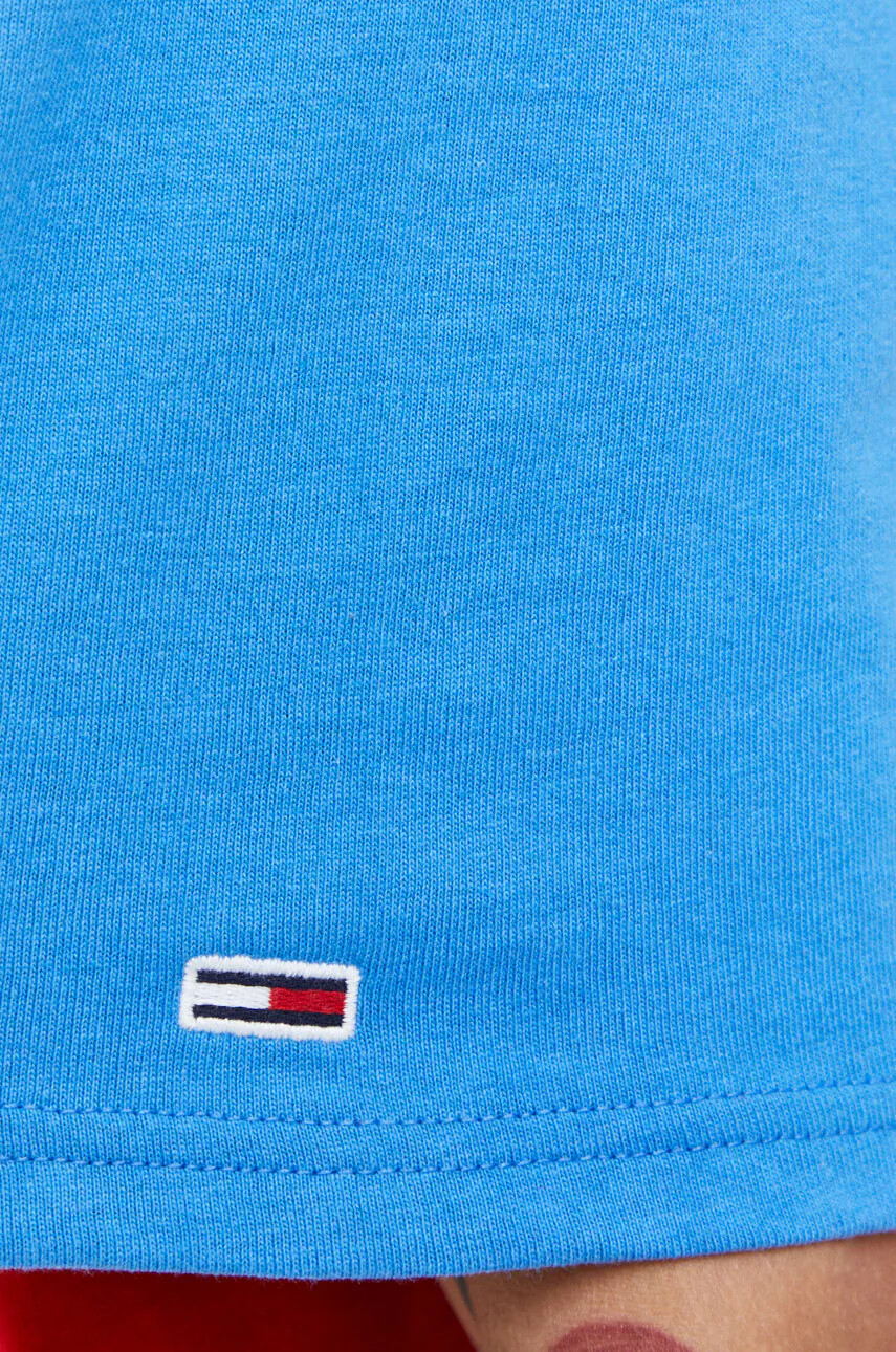 Tommy Jeans Памучна тениска в синьо - Pepit.bg