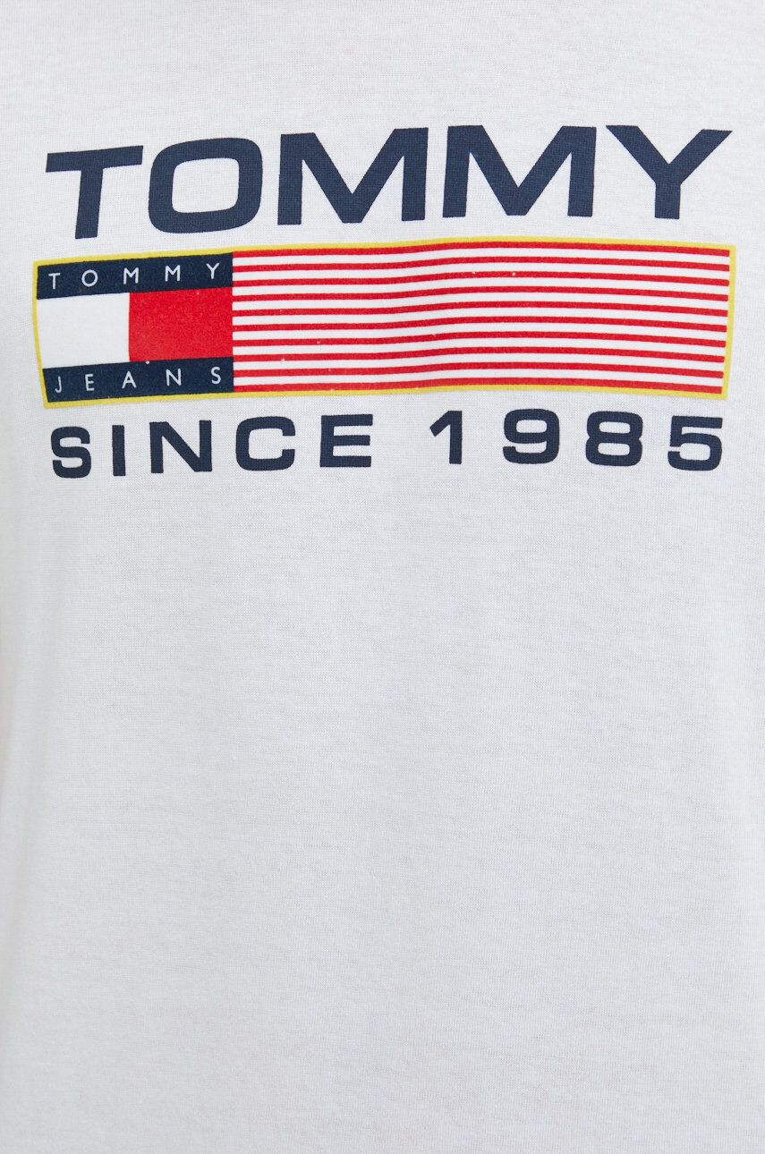 Tommy Jeans Памучна тениска в бяло - Pepit.bg