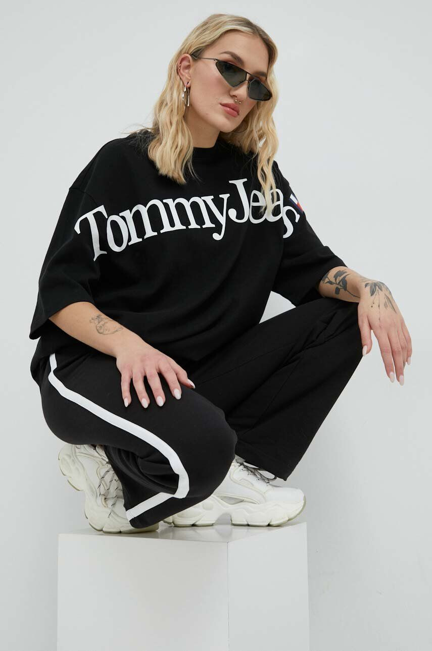 Tommy Jeans Памучна тениска - Pepit.bg