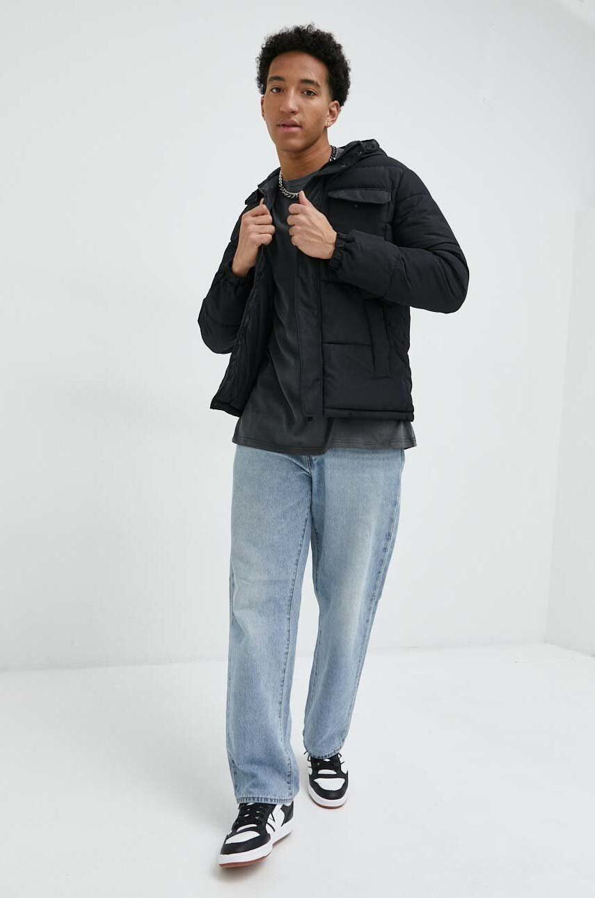 Tommy Jeans Памучна тениска в тъмносиньо - Pepit.bg