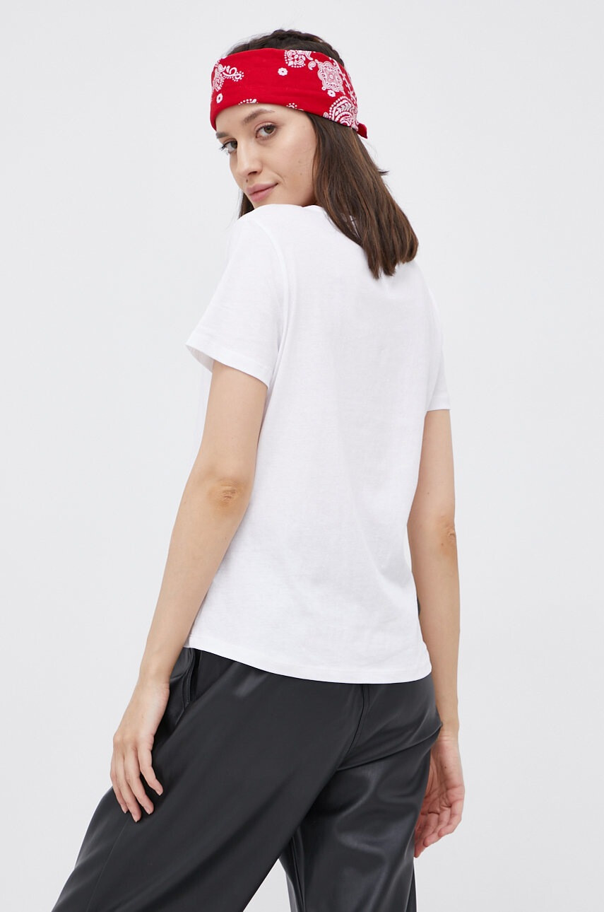 Tommy Jeans Памучна тениска в бяло - Pepit.bg