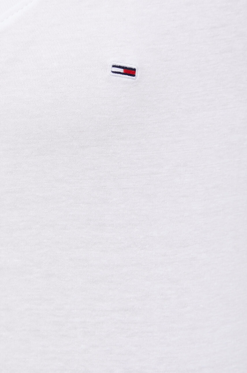 Tommy Jeans Памучна тениска в бяло - Pepit.bg