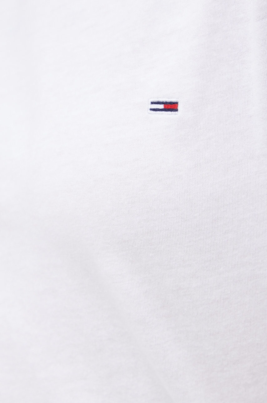 Tommy Jeans Памучна тениска в бяло - Pepit.bg