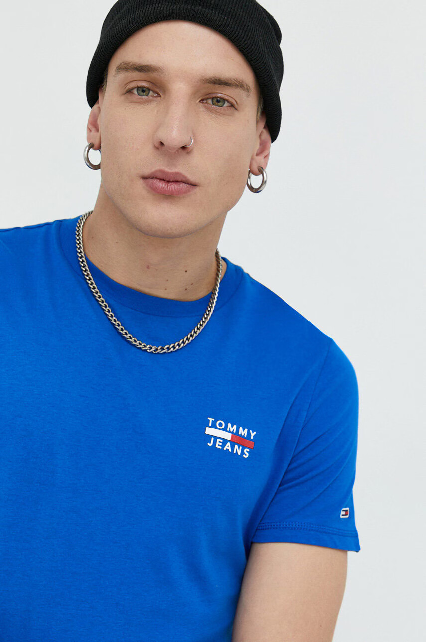 Tommy Jeans Памучна тениска с принт - Pepit.bg