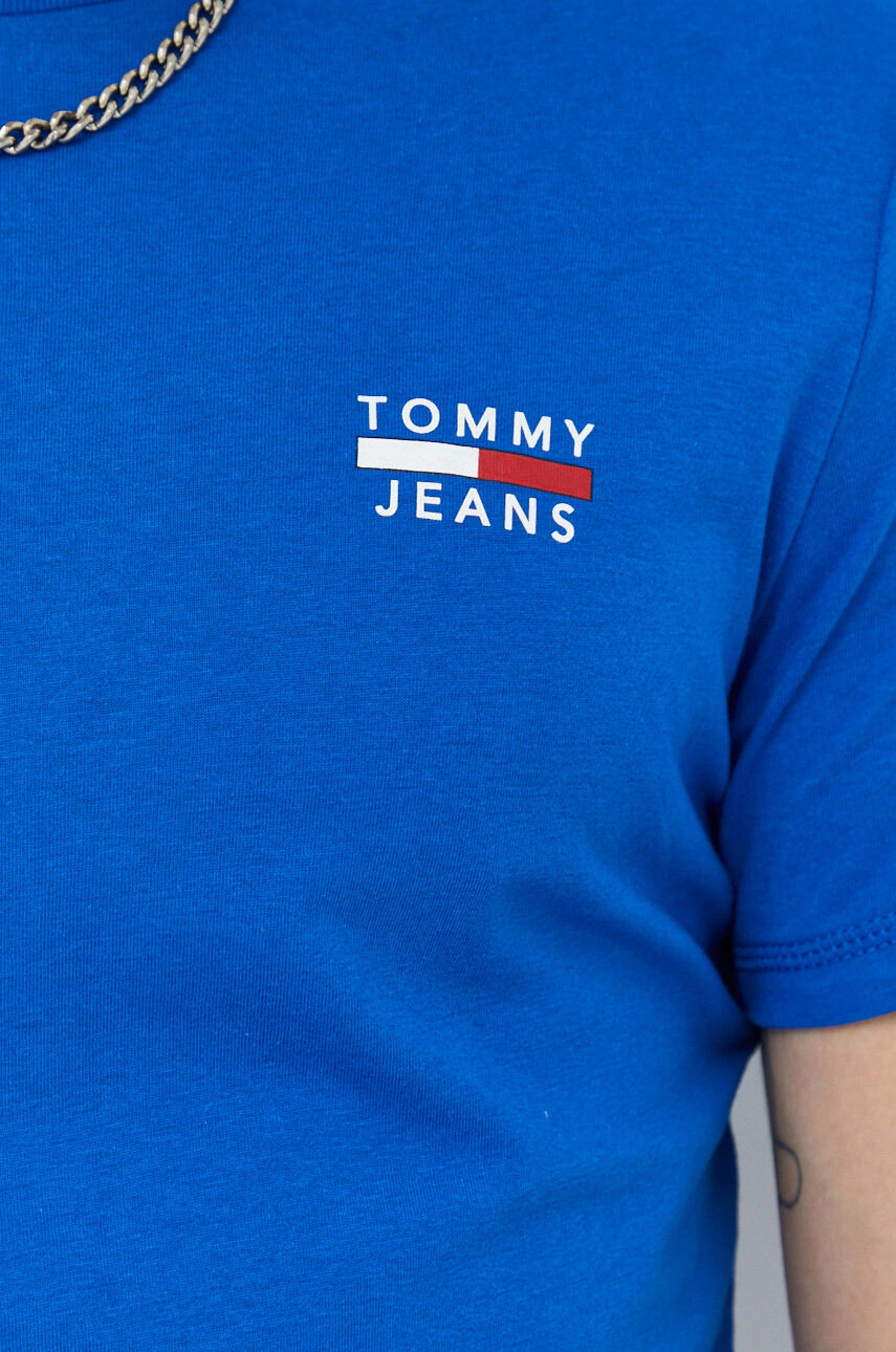 Tommy Jeans Памучна тениска с принт - Pepit.bg