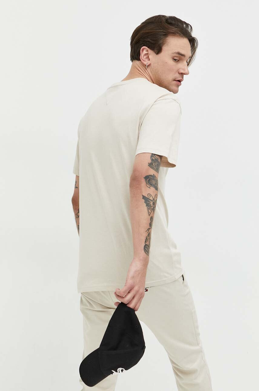 Tommy Jeans Памучна тениска в червено - Pepit.bg