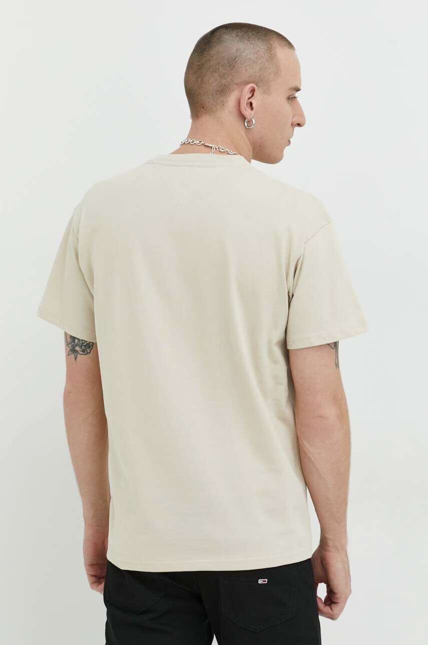 Tommy Jeans Памучна тениска в синьо - Pepit.bg