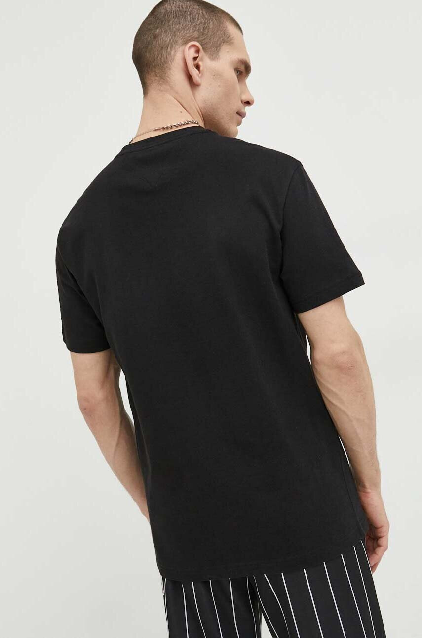 Tommy Jeans Памучна тениска в черно - Pepit.bg