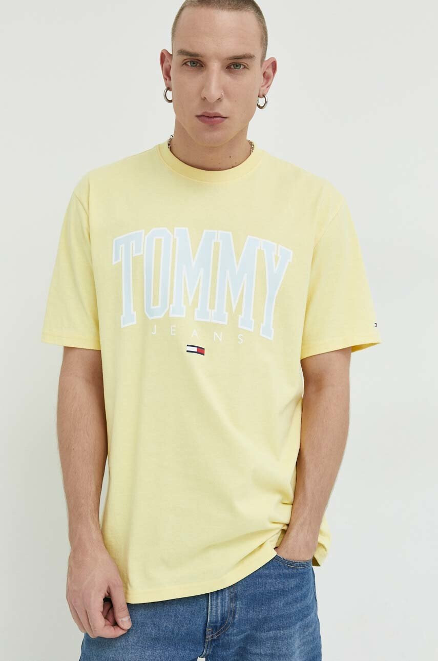 Tommy Jeans Памучна тениска - Pepit.bg