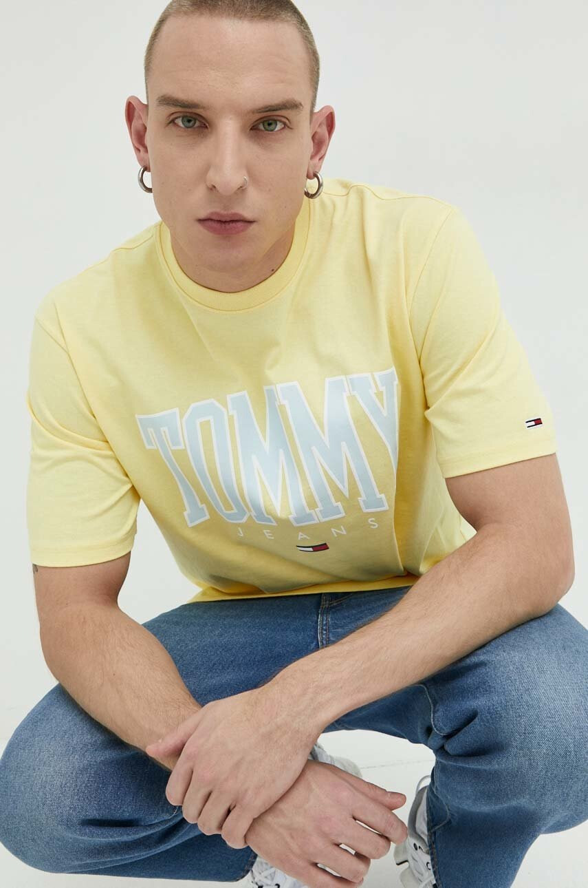Tommy Jeans Памучна тениска - Pepit.bg