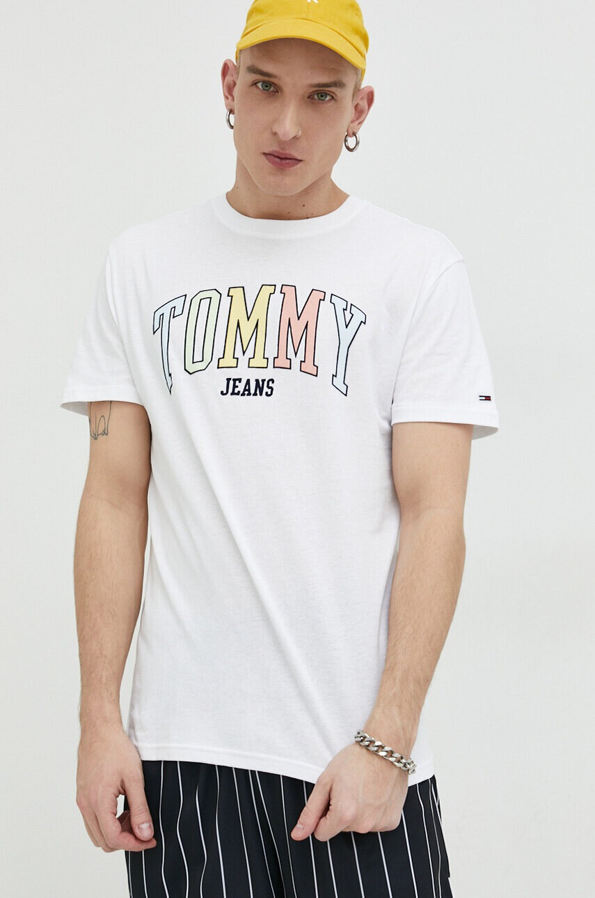 Tommy Jeans Памучна тениска - Pepit.bg
