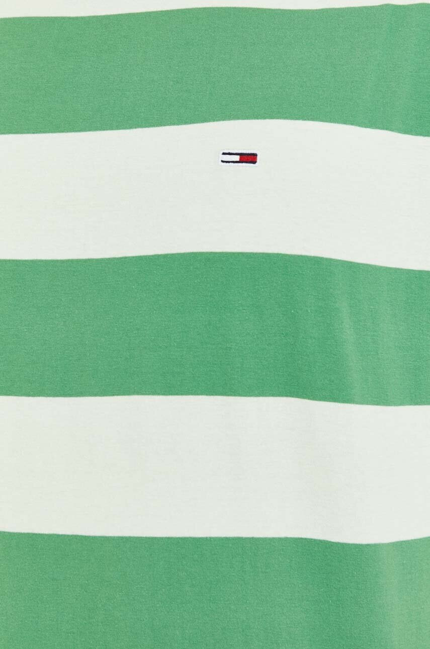 Tommy Jeans Памучна тениска в бежово - Pepit.bg