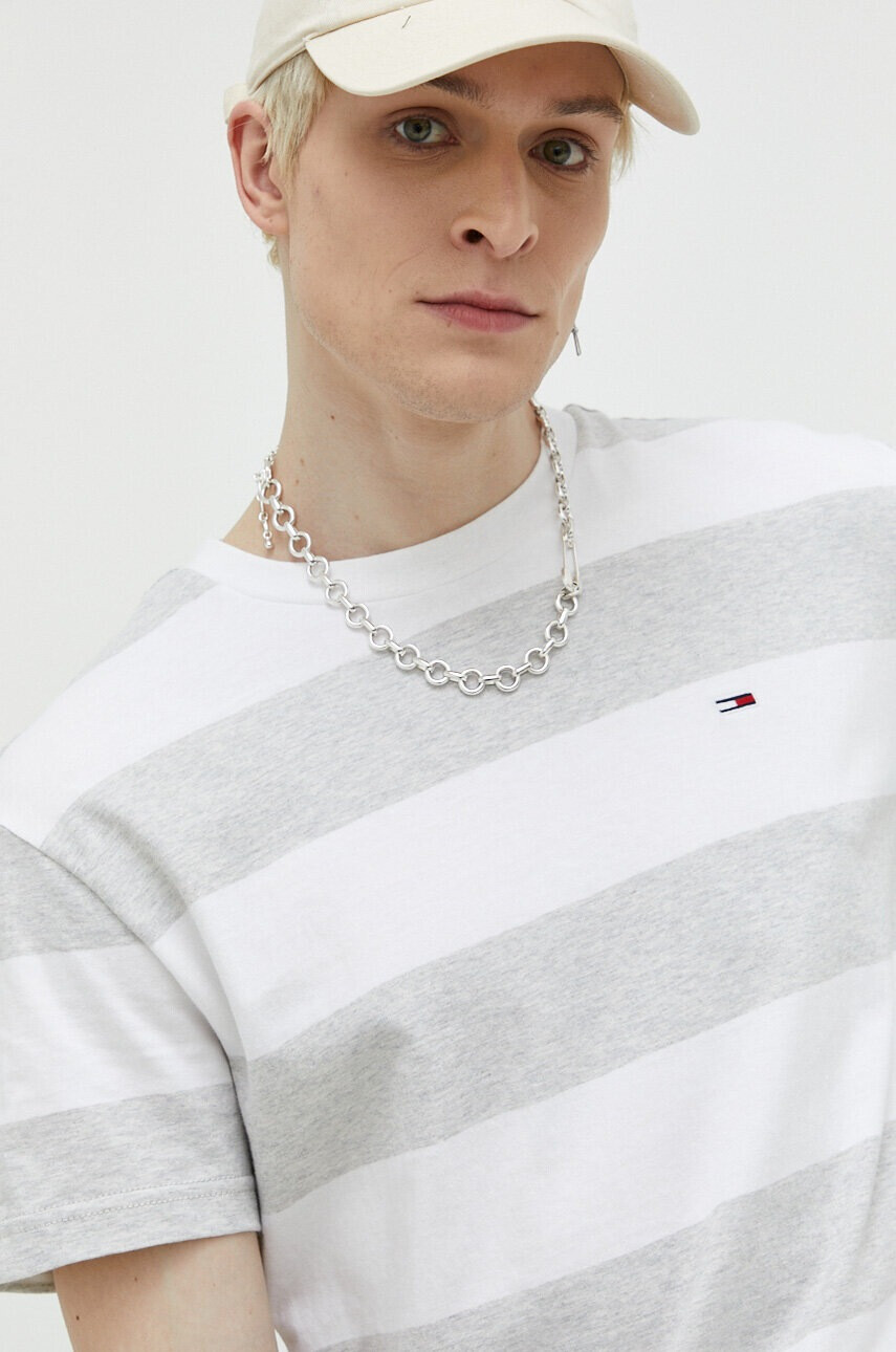 Tommy Jeans Памучна тениска в черно - Pepit.bg