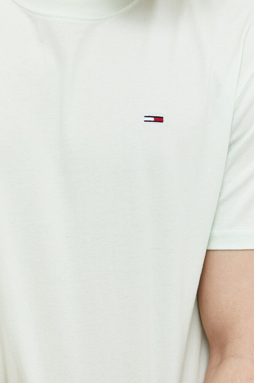 Tommy Jeans Памучна тениска в тъмносиньо - Pepit.bg