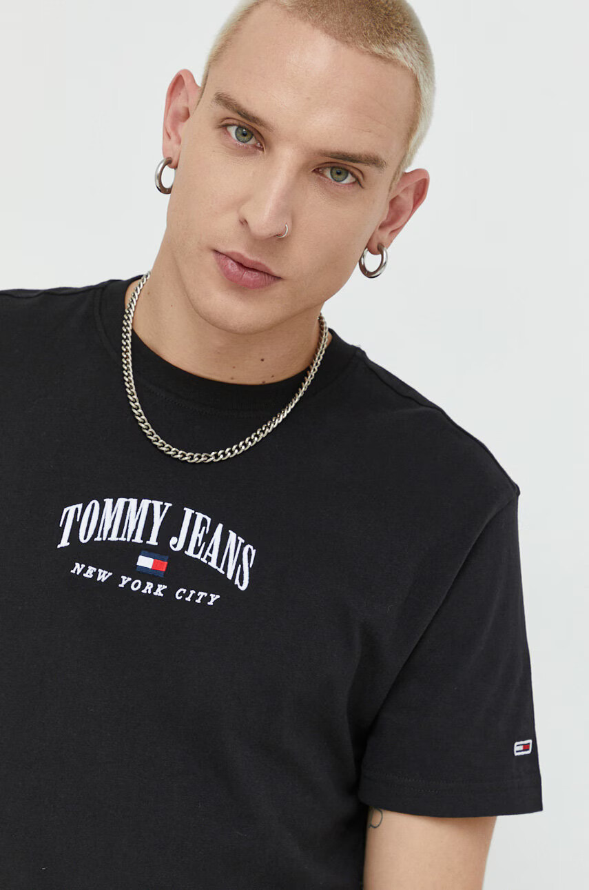 Tommy Jeans Памучна тениска в бяло - Pepit.bg