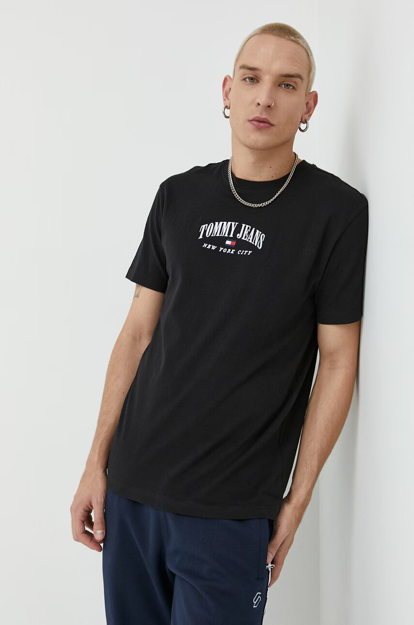Tommy Jeans Памучна тениска в бяло - Pepit.bg