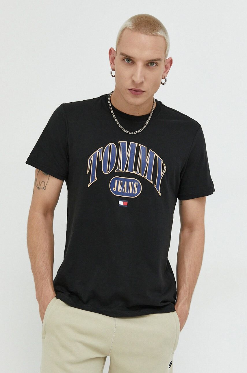 Tommy Jeans Памучна тениска - Pepit.bg