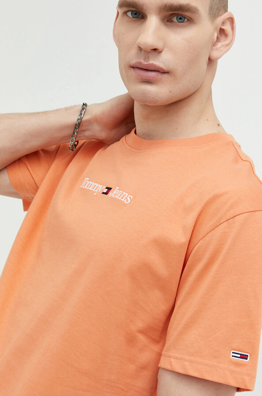 Tommy Jeans Памучна тениска - Pepit.bg