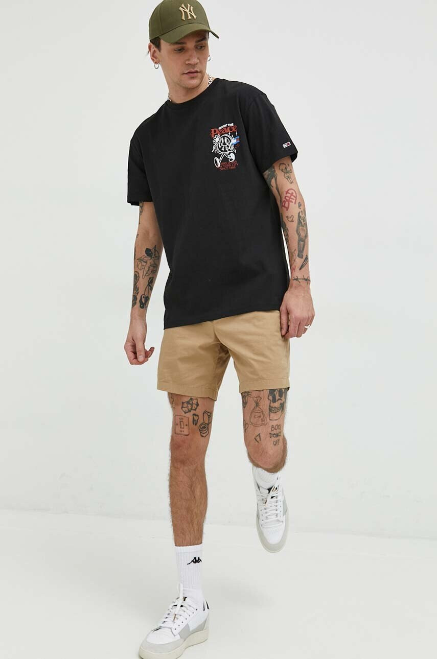 Tommy Jeans Памучна тениска - Pepit.bg