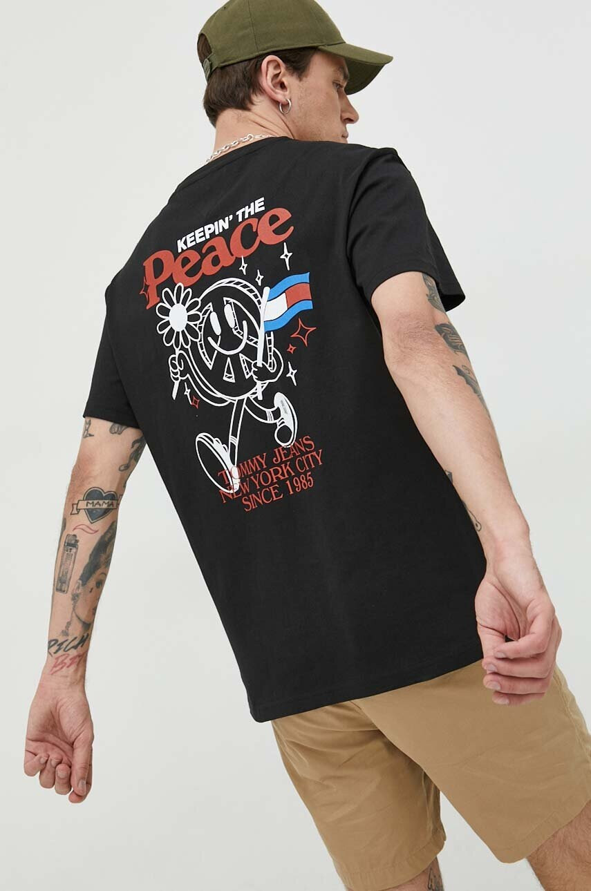 Tommy Jeans Памучна тениска - Pepit.bg