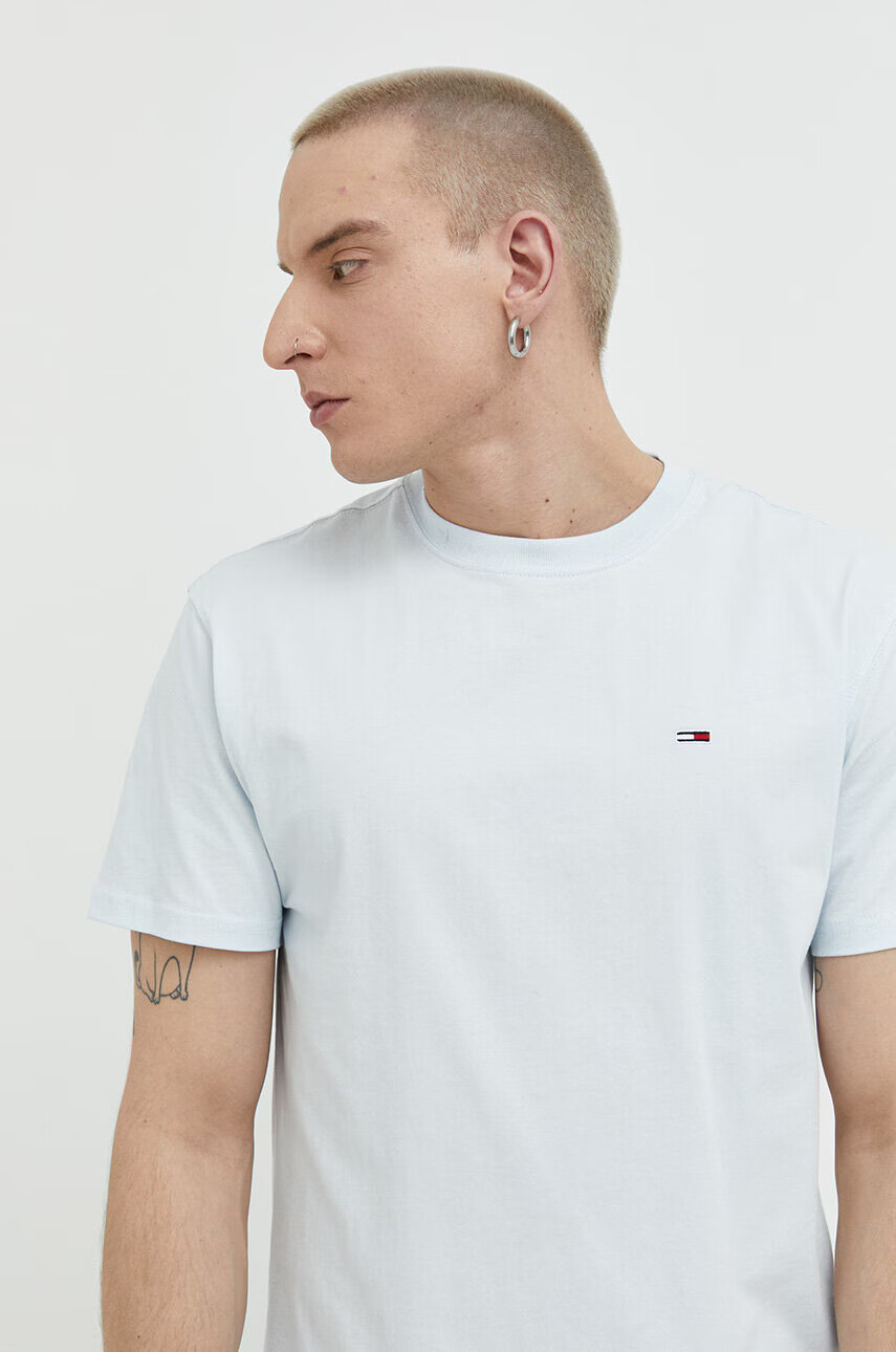 Tommy Jeans Памучна тениска в черно - Pepit.bg