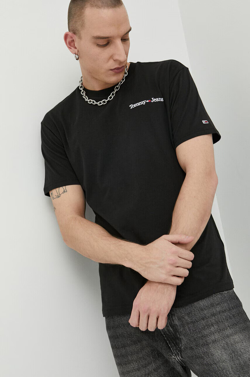 Tommy Jeans Памучна тениска - Pepit.bg