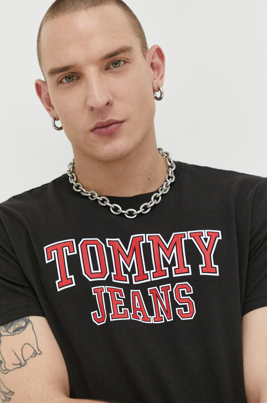 Tommy Jeans Памучна тениска - Pepit.bg