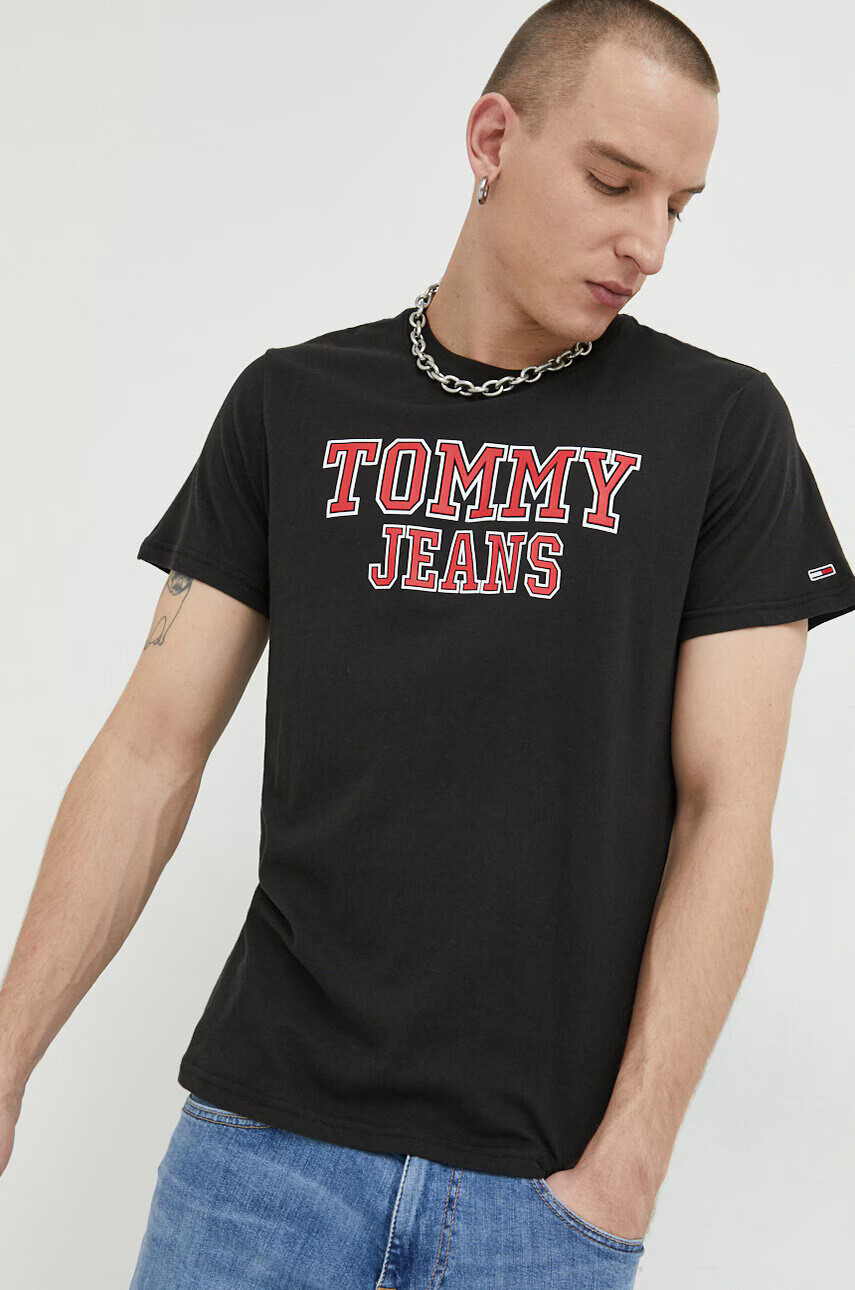 Tommy Jeans Памучна тениска - Pepit.bg