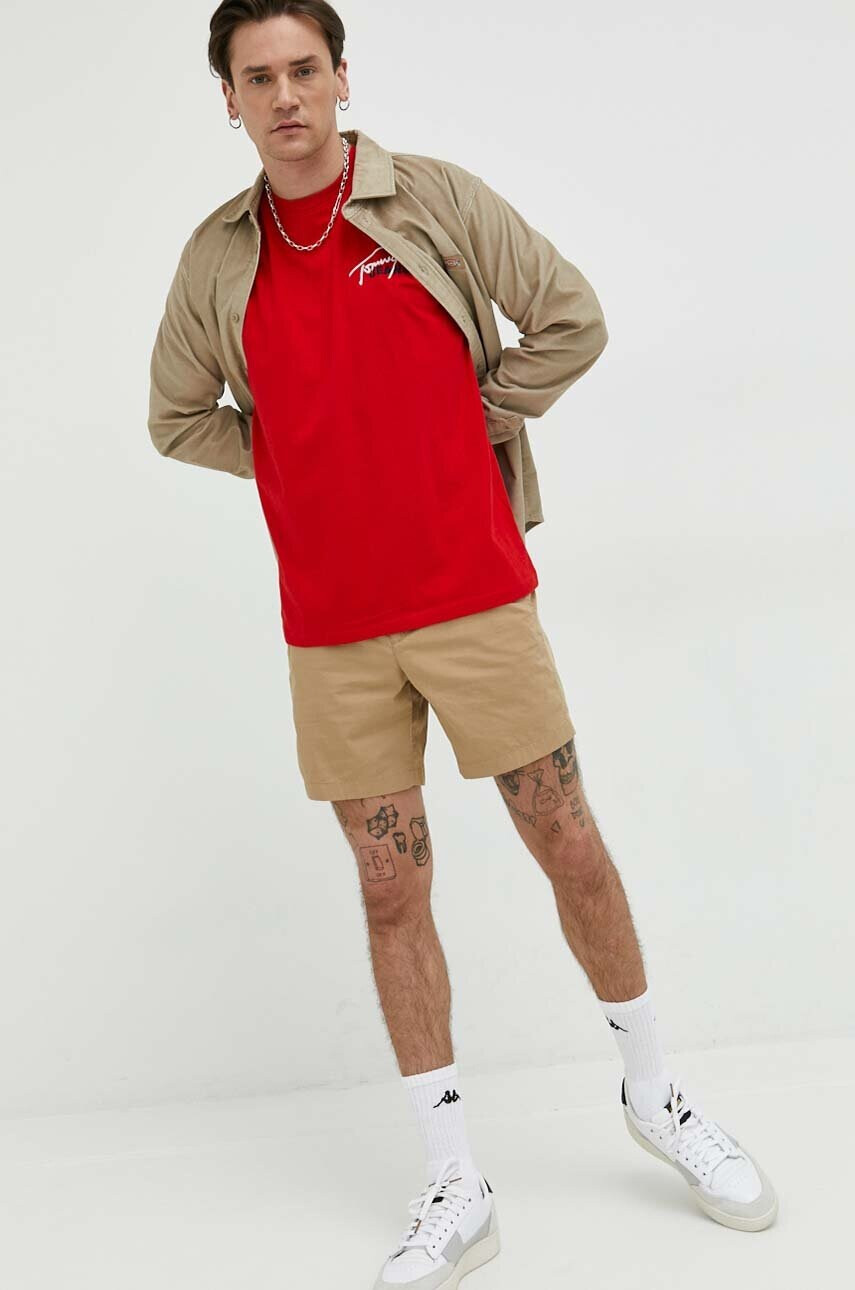 Tommy Jeans Памучна тениска - Pepit.bg