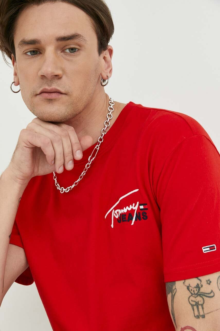 Tommy Jeans Памучна тениска - Pepit.bg