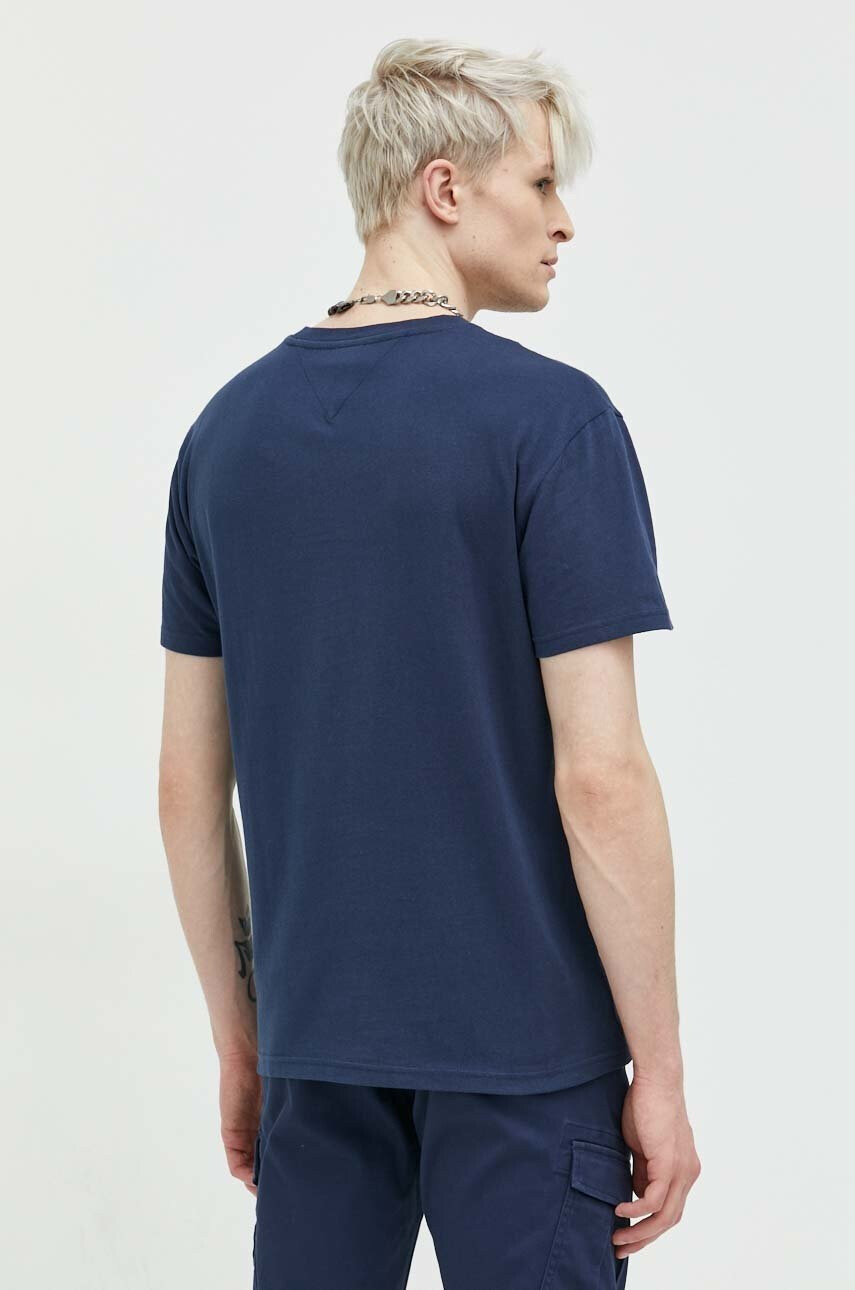 Tommy Jeans Памучна тениска в бяло с принт - Pepit.bg