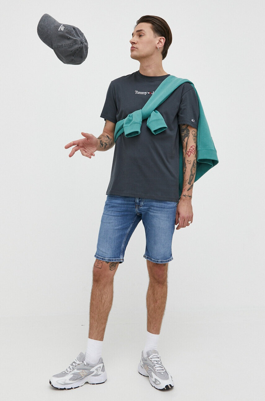 Tommy Jeans Памучна тениска - Pepit.bg