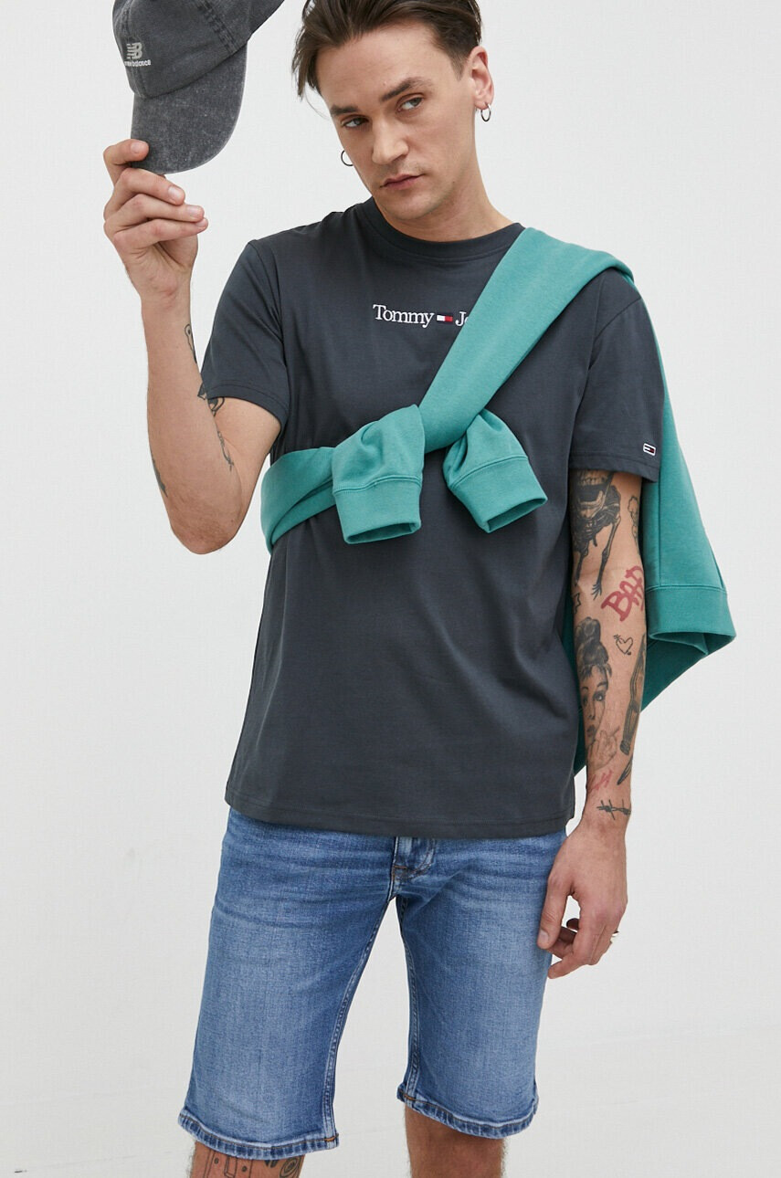 Tommy Jeans Памучна тениска - Pepit.bg