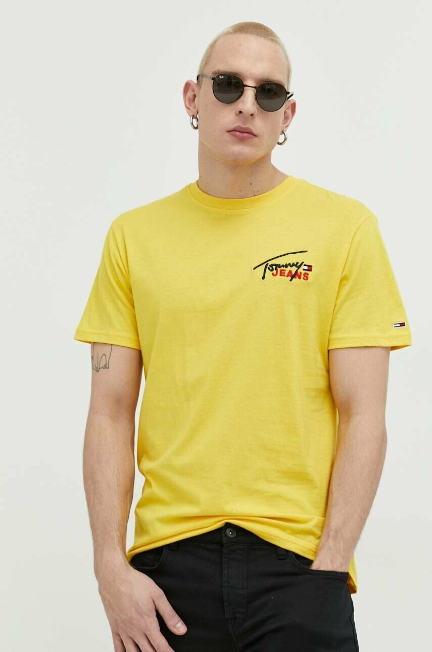 Tommy Jeans Памучна тениска - Pepit.bg