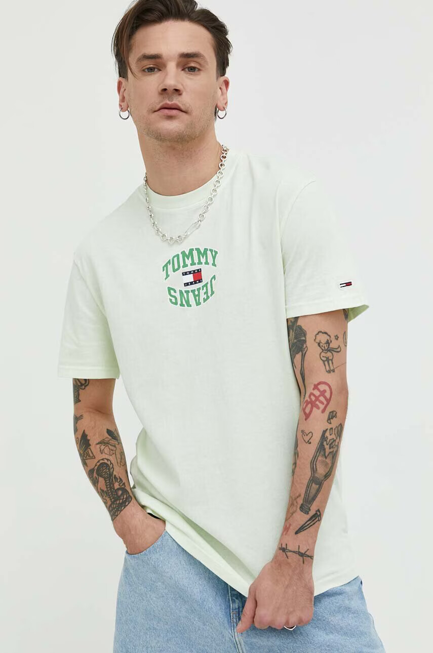 Tommy Jeans Памучна тениска - Pepit.bg