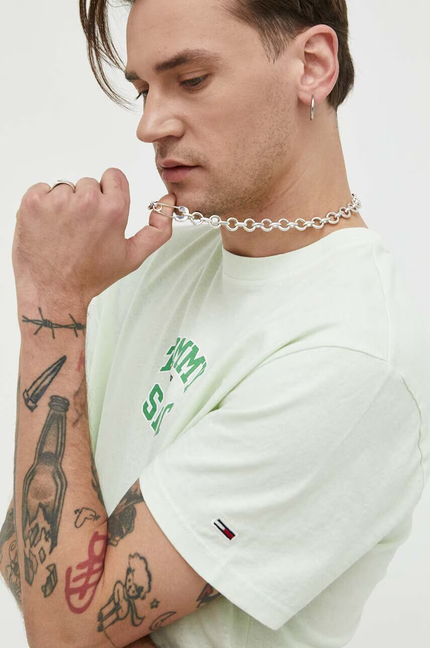 Tommy Jeans Памучна тениска - Pepit.bg