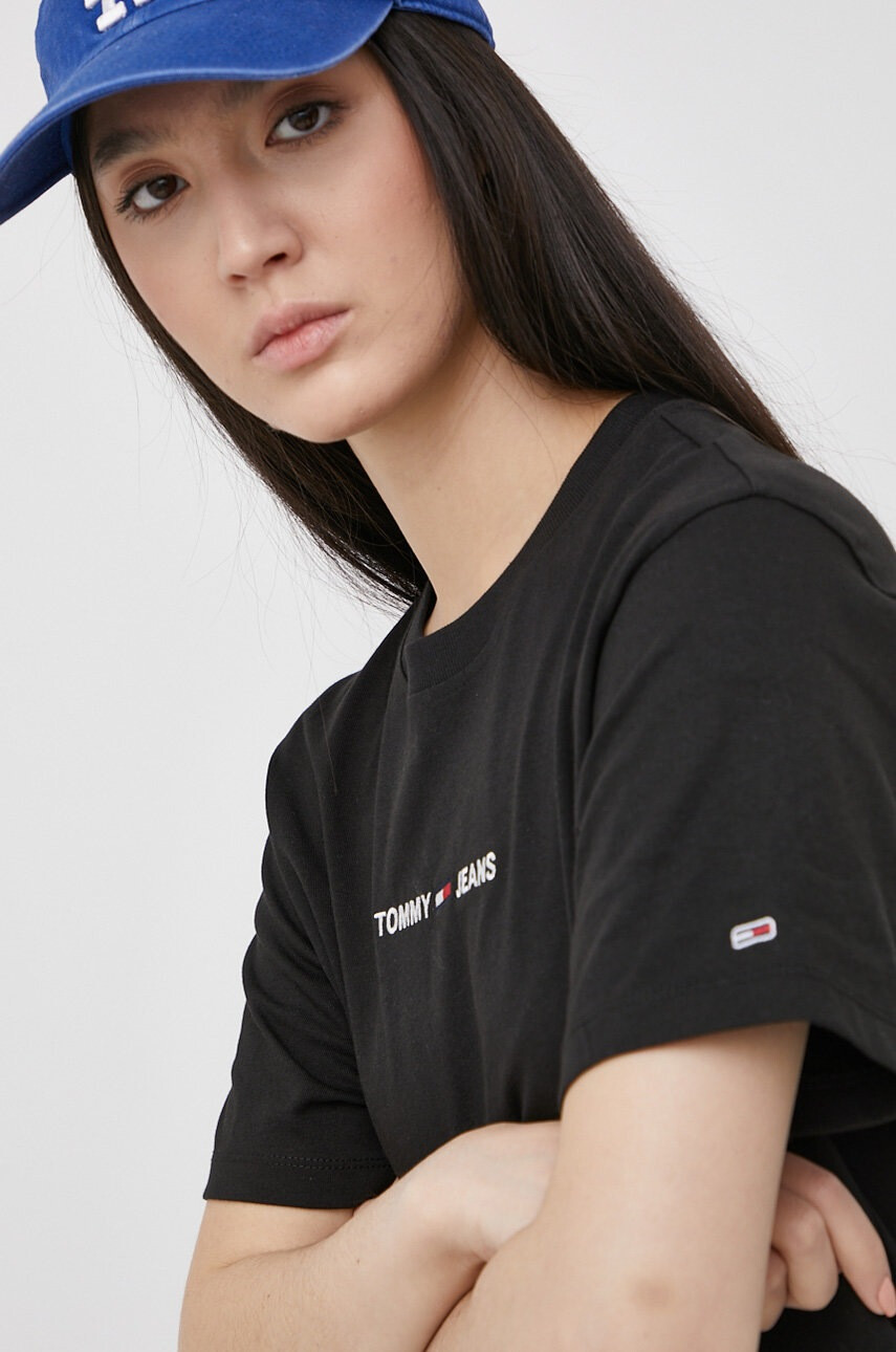 Tommy Jeans Памучна тениска - Pepit.bg